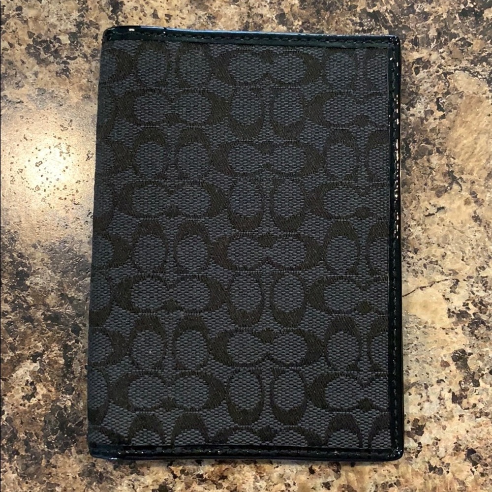 Coach passport cover